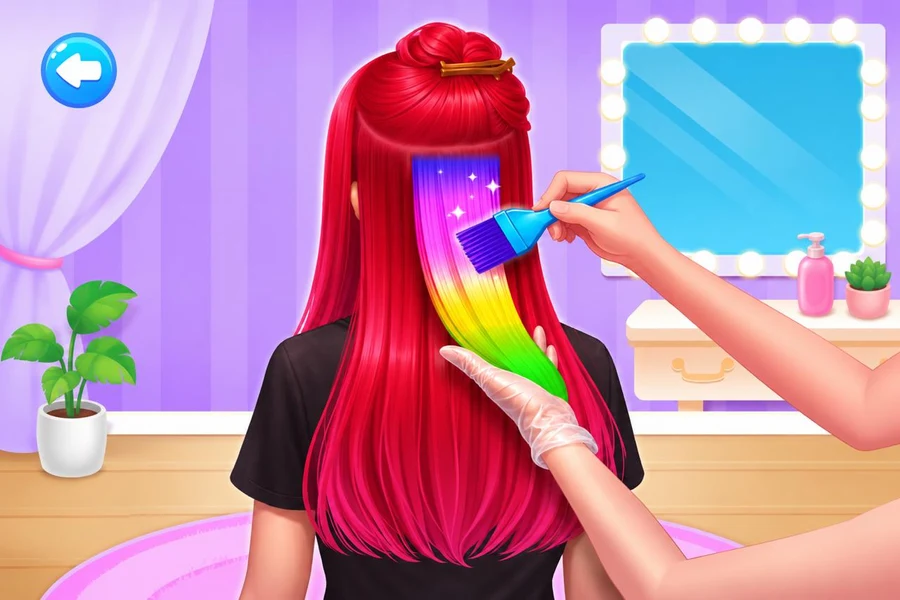 Hair Salon Games for Kids 2-5 gameplay